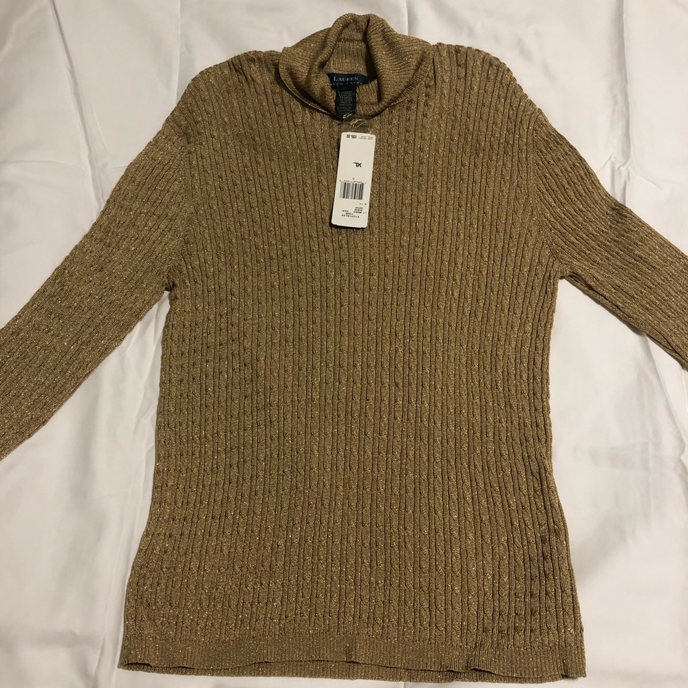 Ralph Lauren Shimmer Gold Turtle Nick